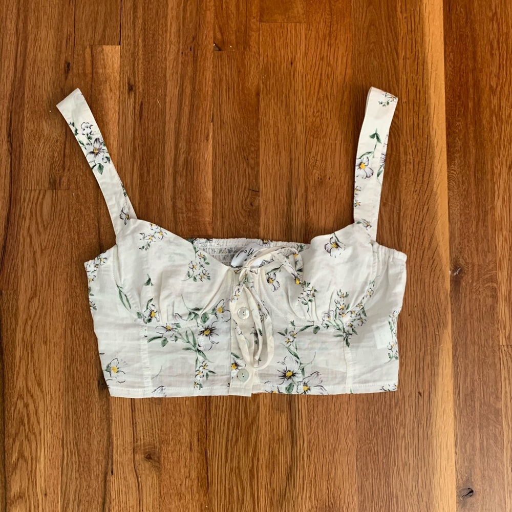 NEVER WORN Princess Polly floral corset